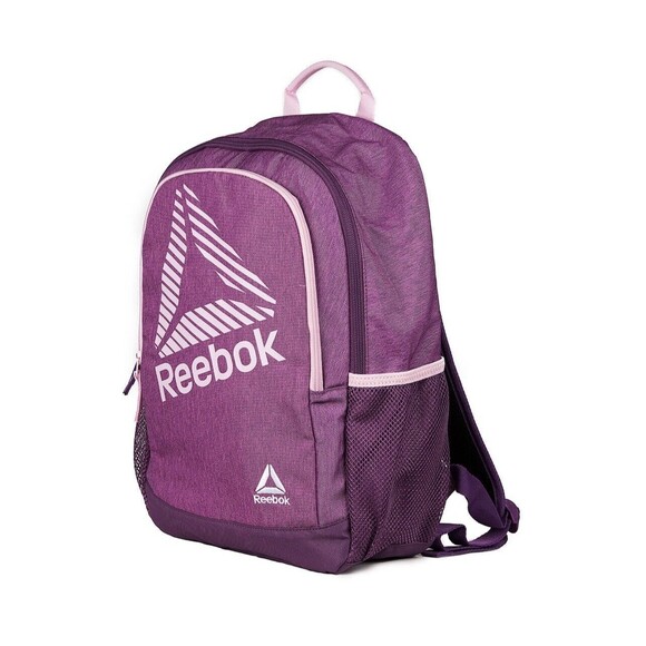 Reebok Marley 16" Lightweight Pink Splatter Backpack with Tech Pocket - Picture 1 of 5